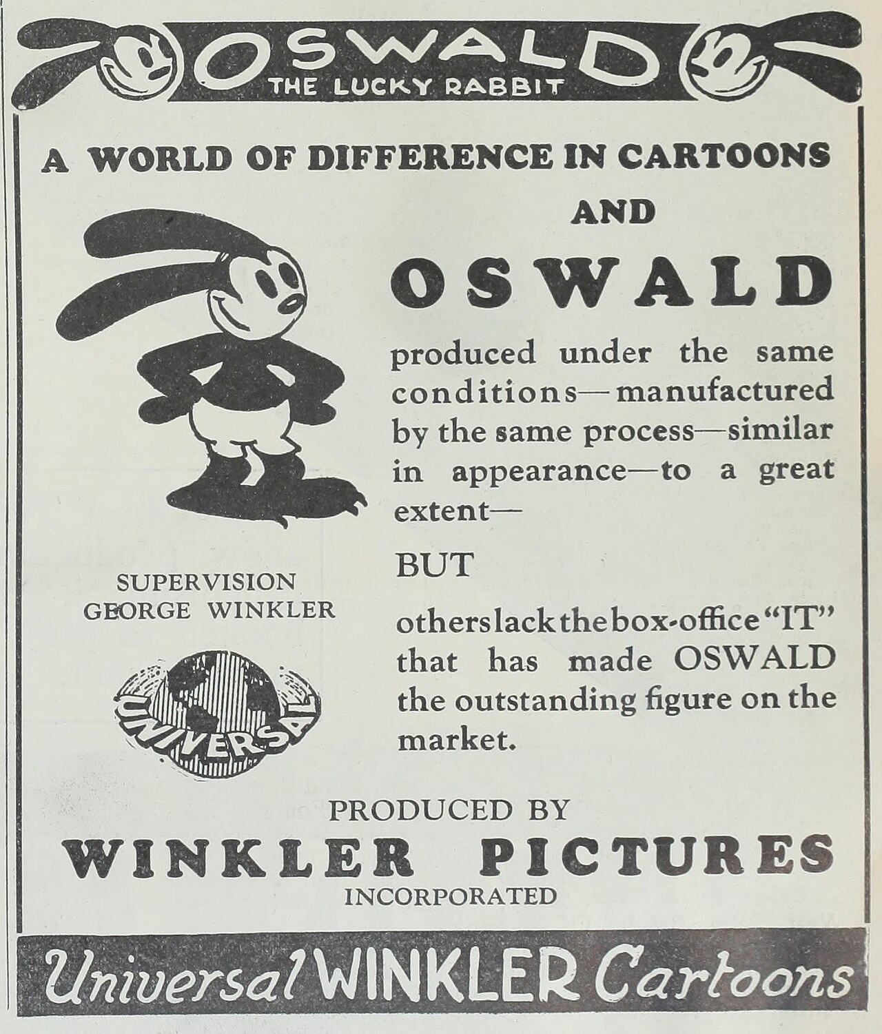 Oswald the Rabbit: The Orignal Mickey Mouse